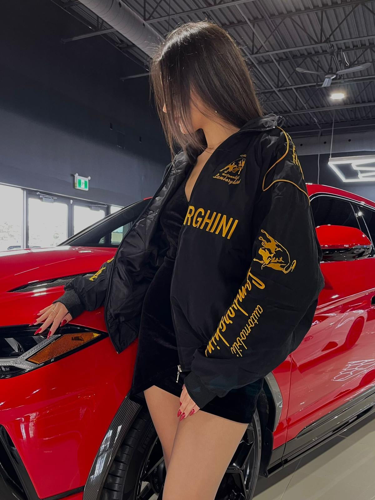 Lamborghini Embroidered F1 Racing Jacket
