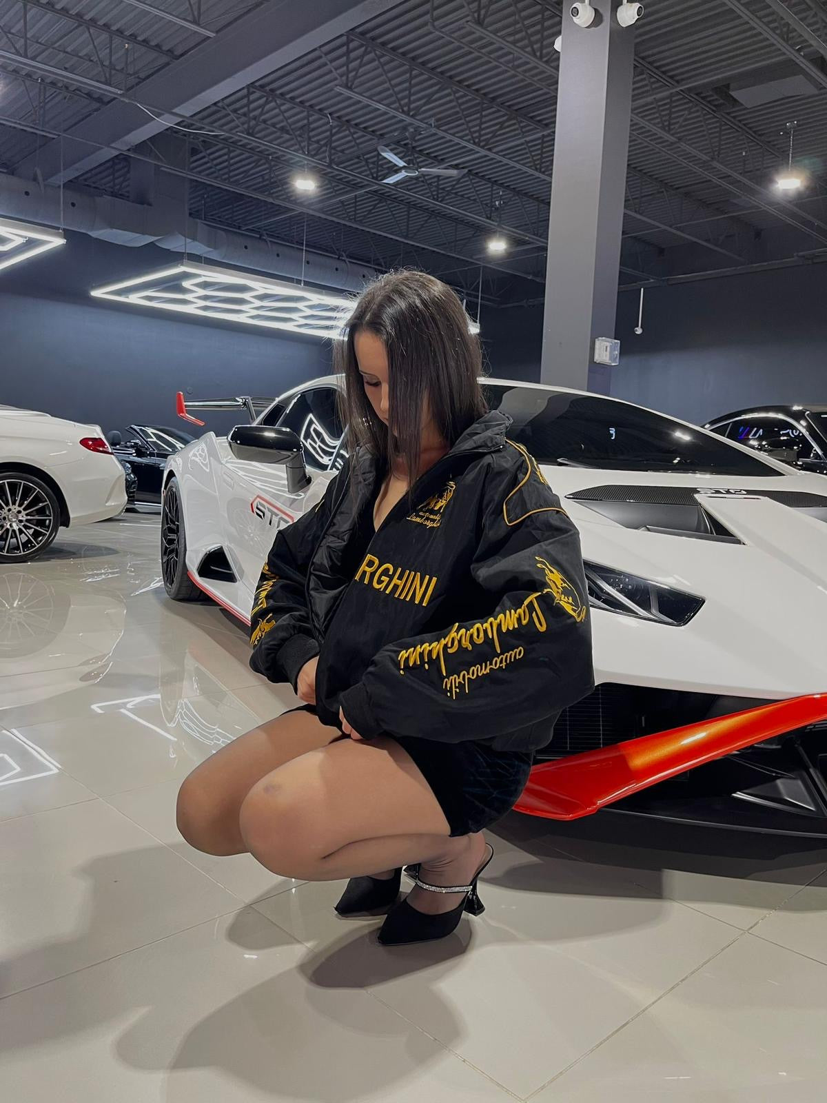 Lamborghini Embroidered F1 Racing Jacket