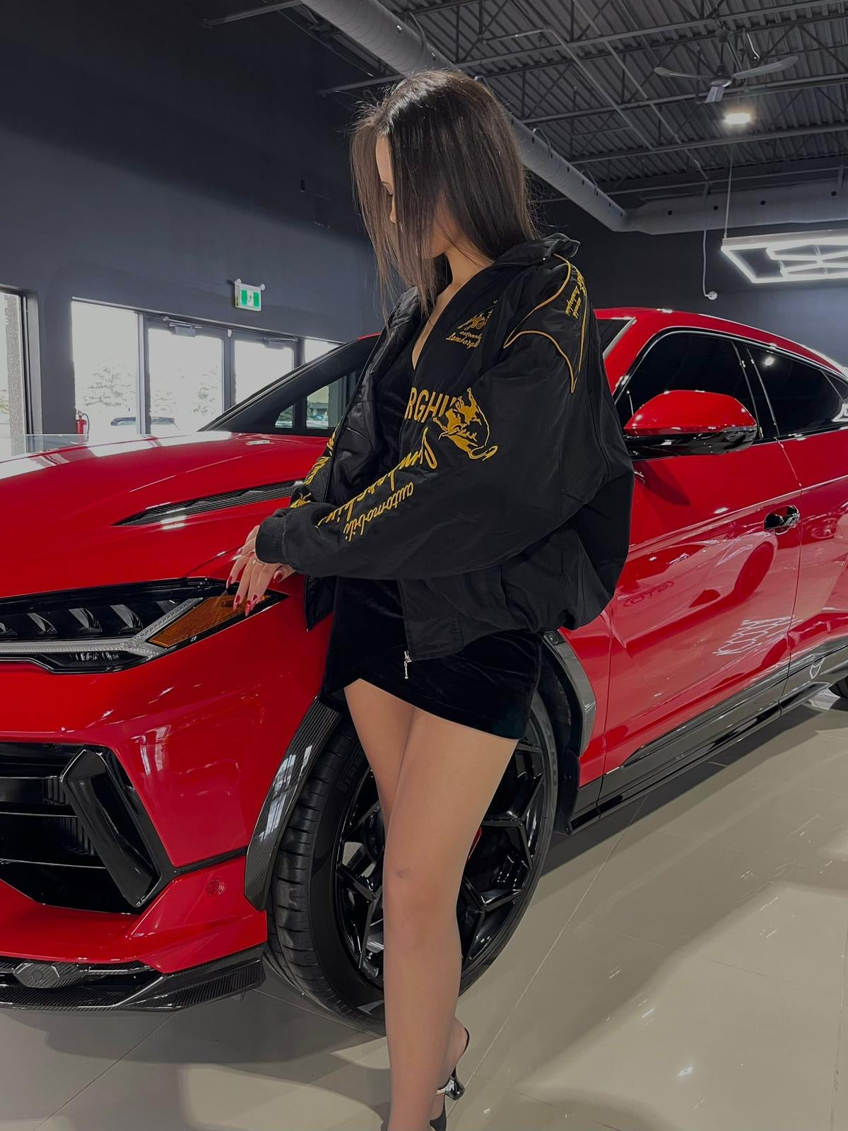 Lamborghini Embroidered F1 Racing Jacket