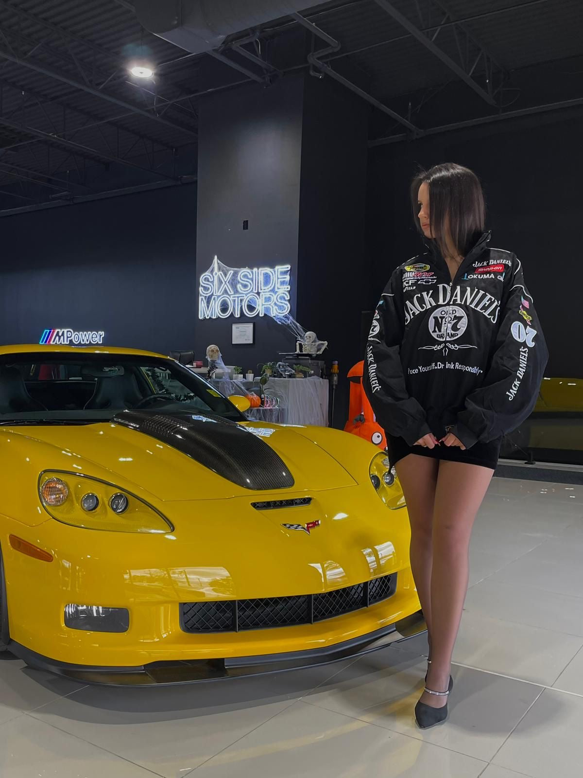Jack Daniel’s Embroidered F1 Racing Jacket