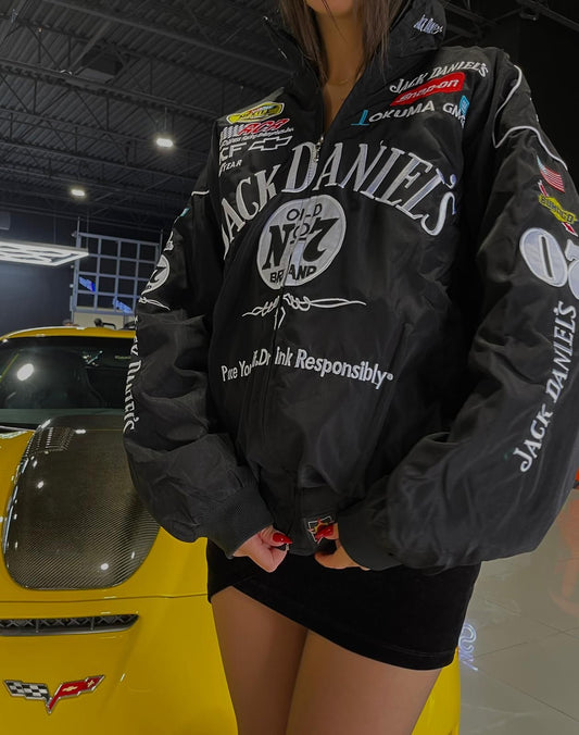 Jack Daniel’s Embroidered F1 Racing Jacket