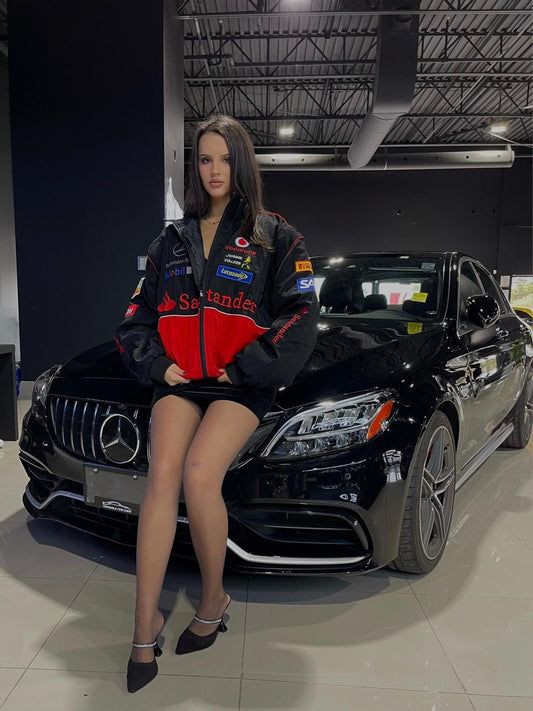 Mercedes Embroidered F1 Racing Jacket